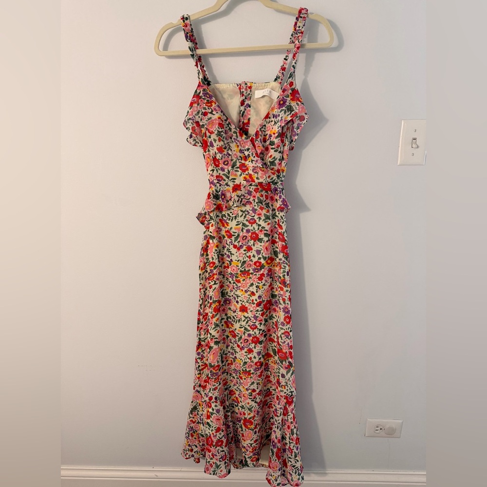 Astr Multicolor Floral Maxi Dress